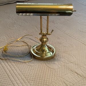 Elegant Brass Desk Lamp
